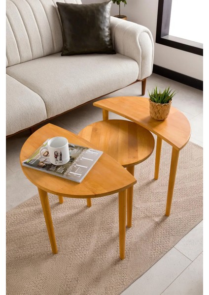 Sun & Moon Tasarım Sehpa – Modern ve Zarif Dekoratif Sehpa