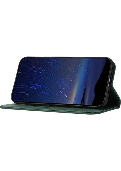 X-Step iPhone 17 Pro Dokuma Doku Pu Deri Cüzdan Telefon Kılıfı ve Bilek Kayışı (Yurt Dışından) modelleri