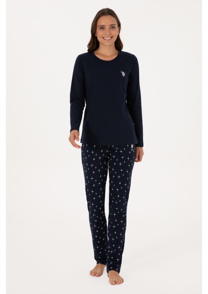 Kadın Lacivert Pijama Takım 50318897-VR033