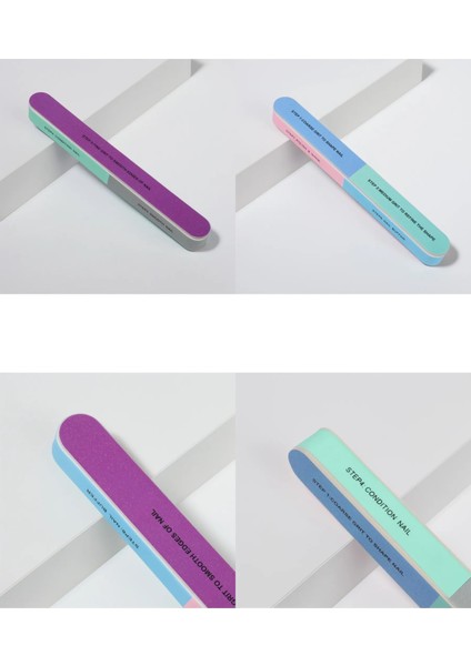 7 Yüzeyli Tırnak Törpü ve Parlatma Blok Sünger Renkli, Ergonomik ve Profesyonel Manikür İçin 717828 indirimleri