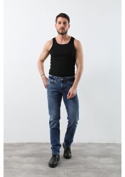 Erkek Jean Pantolon Mavi