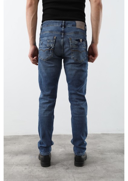 Erkek Jean Pantolon Mavi