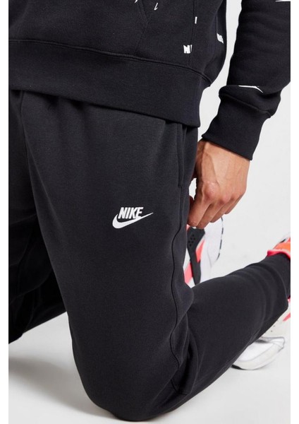 Nsw Clup Jogger Erkek Siyah Şardonlu Eşofman Altı modelleri