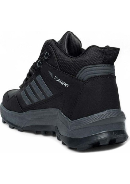 Erkek Kaydırmaz Taban Günlük Kışlık Doğa Yürüyüş ve Trekking Botu - Siyah-Füme - 41 modelleri