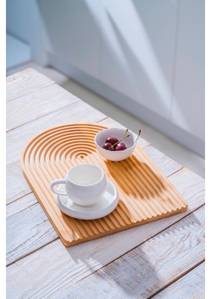 Bambu Sunum Tabak - 33 cm fırsatları