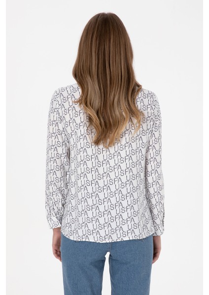 Kadın Lacivert Gömlek Desenli 50315894-VR033 indirimleri