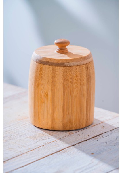 Bambu Kapaklı Kavanoz - 13 cm modelleri