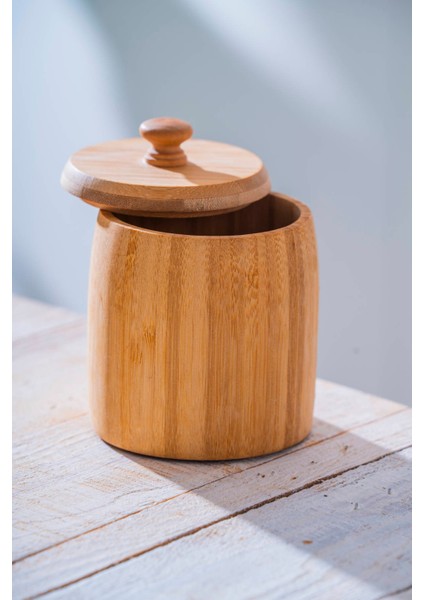 Bambu Kapaklı Kavanoz - 13 cm fırsatları