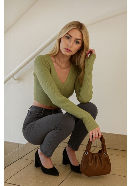 Kadın Dar Paça Skinny Fit Likralı Esnek Jean Pantolon