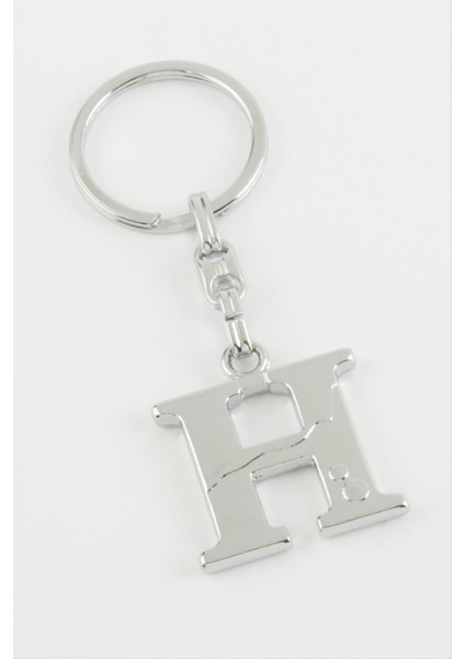 Ds-Derin Harfli Metal Anahtarlık-H