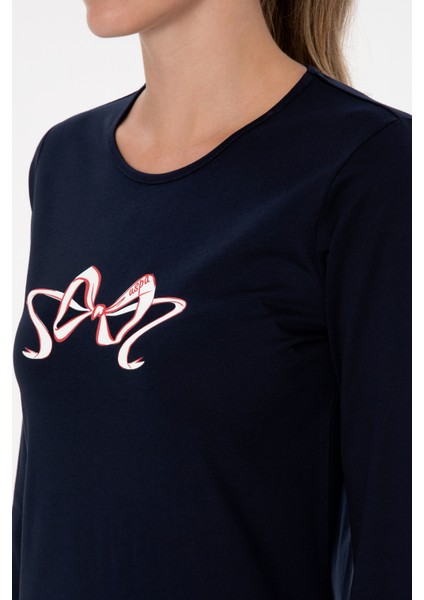 Kadın Lacivert Pijama Takım 50318932-VR033