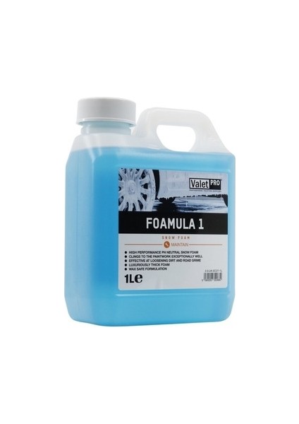Valet Pro Foamula 1 Ph Nötr Yıkama Köpüğü 1 Lt