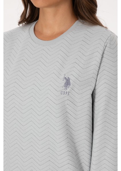 Kadın Gri Melanj Pijama Takım 50318820-VR086