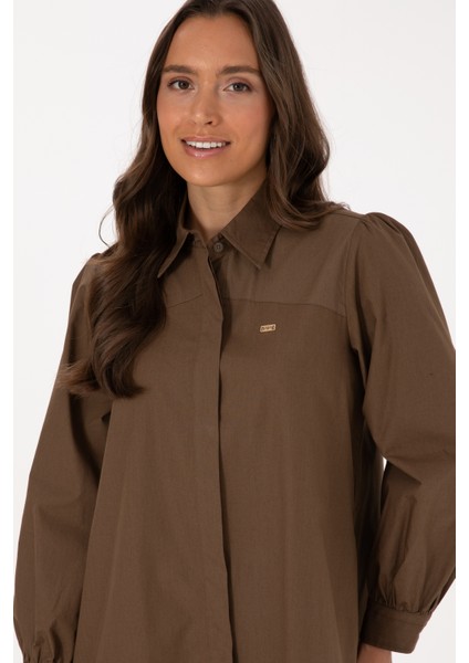 Kadın Haki Elbise (Dokuma) 50316608-VR027 fiyatları