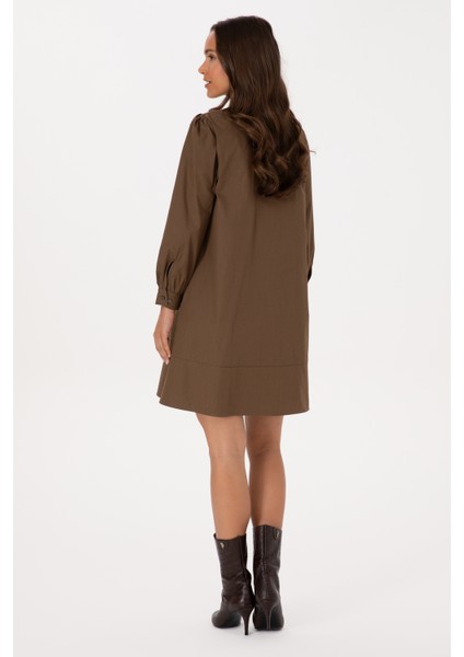 Kadın Haki Elbise (Dokuma) 50316608-VR027 fırsatları