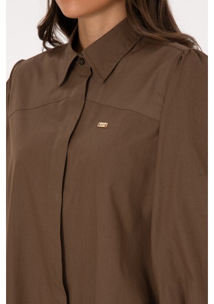 Kadın Haki Elbise (Dokuma) 50316608-VR027