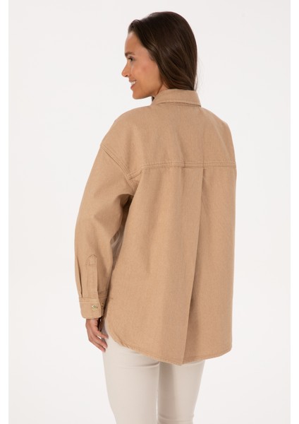 Kadın Camel Gömlek Jean 50316827-VR015 indirimleri