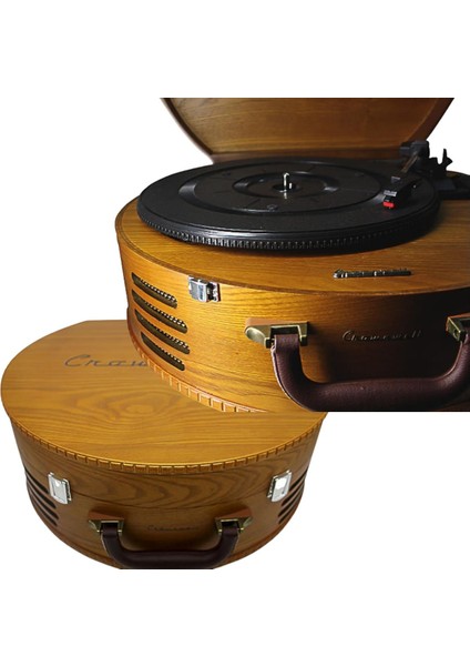 Pikap Crownwell Lion Ahşap Klasik Plak Çalar Bluetooth USB Sd Kart Okuyuculu indirimleri