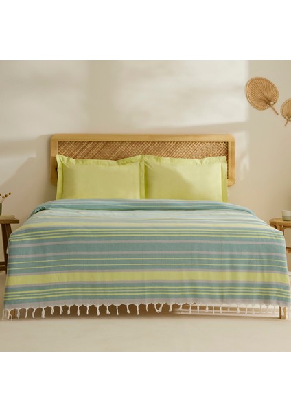 Lynora Çift Kişilik Peştamal Pike Takımı Haki