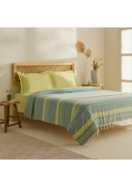 Lynora Çift Kişilik Peştamal Pike Takımı Haki