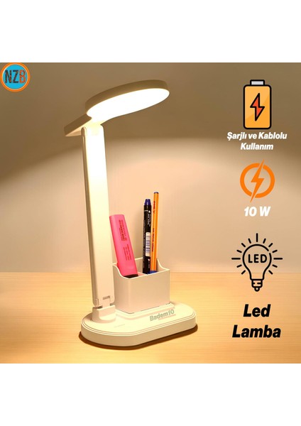 Şarjlı Masa Lambası Gece Lambası Dokunmatik 3 Renk Telefon Tutucu Kademeli Çalışma Okuma Işığı 10W fiyatları