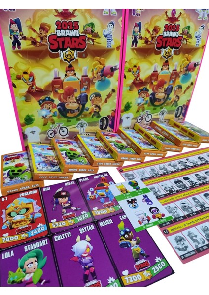 Brawl Stars 2025 Efsaneler 10 Minik Kutu Albümü Tamamla Muhteşem Hediyeler Kazan fiyatları