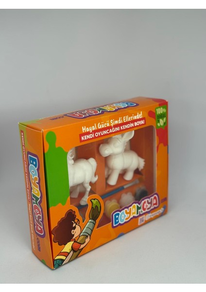 At ile Eşek Boyama Seti Doğal Malzeme fiyatları