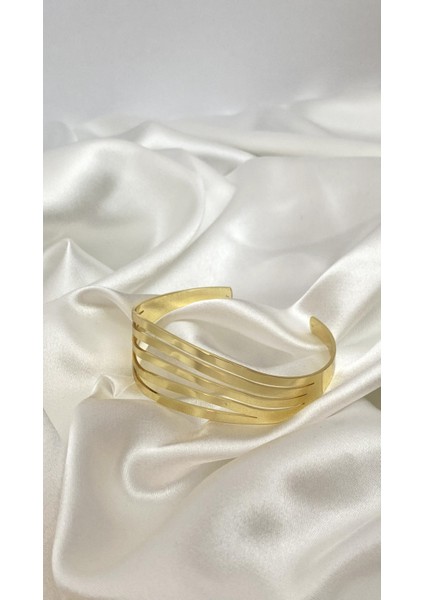 Beşli Dalga Manşet Bilezik