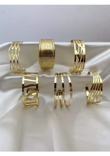 Beşli Dalga Manşet Bilezik modelleri