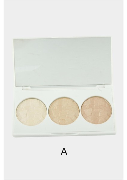 Ds-Derin Gabrini 3lü Highlighter Palet Set-1