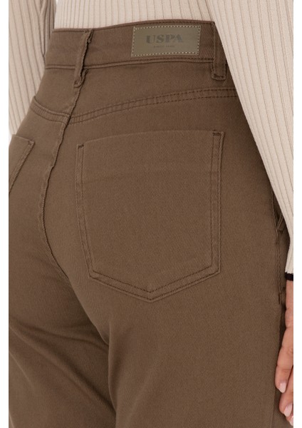 Kadın Haki Pantolon (Kanvas-Chino) 50316895-VR027