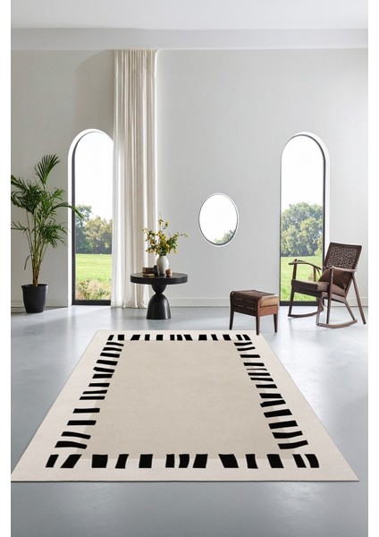 Zeminde Çerçeve Sanatı Asimetrik Kenarlıklı Modern Kaymaz Taban Halı fiyatları