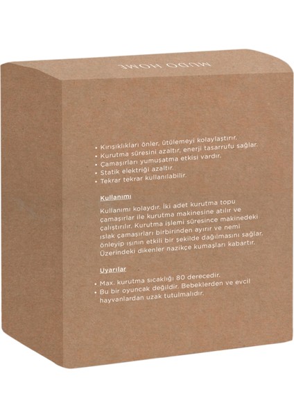 LUNA 2'Lİ KİRPİ KURUTMA TOPU