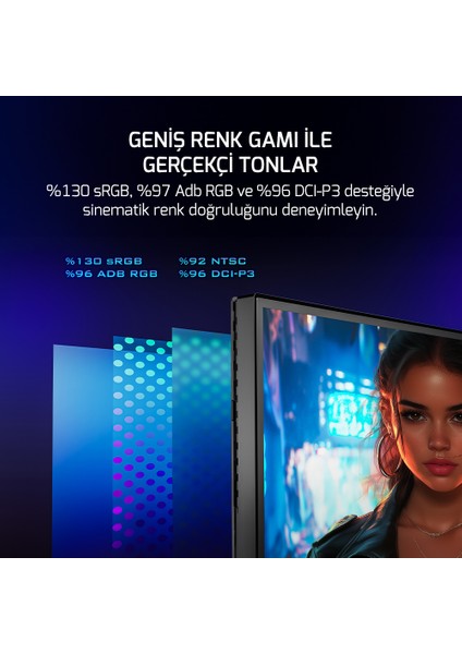 Kaze Q80 27'' Flat Fast IPS 180Hz 0.5ms Qhd 2k Gaming Monitör (Sıfır Ölü Piksel Garantili) indirimleri