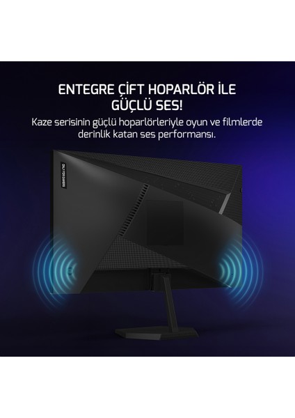 Kaze Q80 27'' Flat Fast IPS 180Hz 0.5ms Qhd 2k Gaming Monitör (Sıfır Ölü Piksel Garantili)