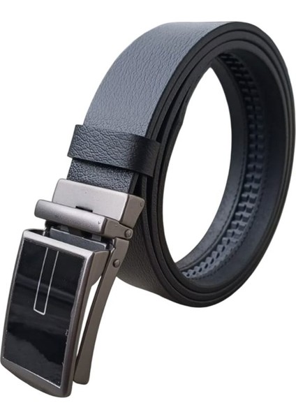 Erkek Kemer Otomatiktokalı Hakiki Deri Genişlik 3.50 cm