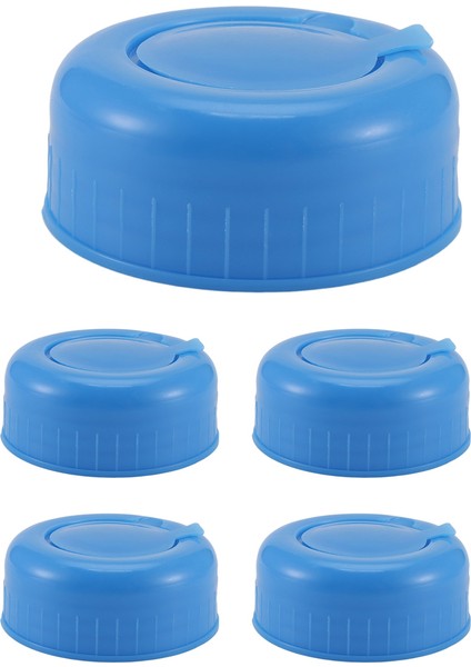 Su Sürahisi Kapağı 5'li Paket Plastik Su Şişesi Kapağı Mavi Galon Içme Suyu Şişesi Kapağı Yedek Şişe Aleti Sızıntısız (Yurt Dışından) fiyatları