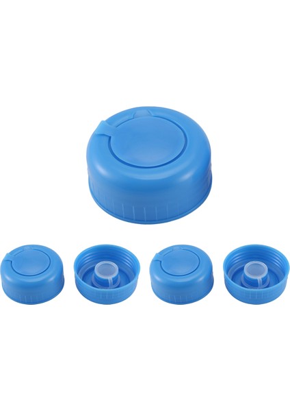Su Sürahisi Kapağı 5'li Paket Plastik Su Şişesi Kapağı Mavi Galon Içme Suyu Şişesi Kapağı Yedek Şişe Aleti Sızıntısız (Yurt Dışından) modelleri