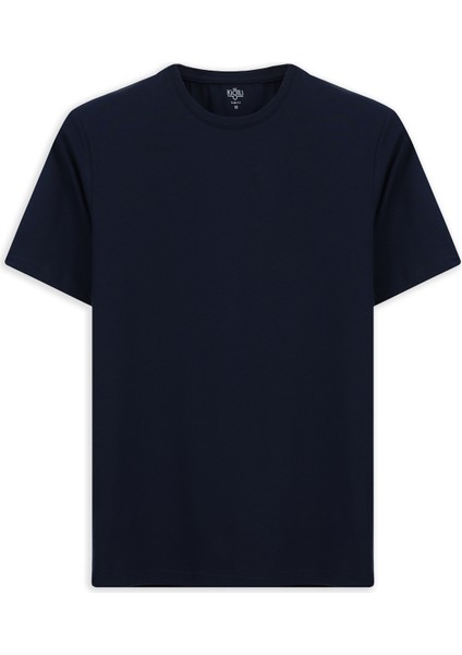 Bisiklet Yaka Slim Fit Dar Kesim Süprem Pamuklu Tişört fiyatları