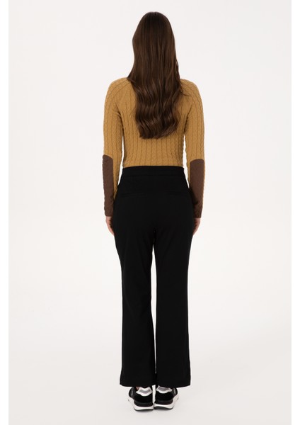 Kadın Siyah Pantolon (Kanvas-Chino) 50316912-VR046 fırsatları