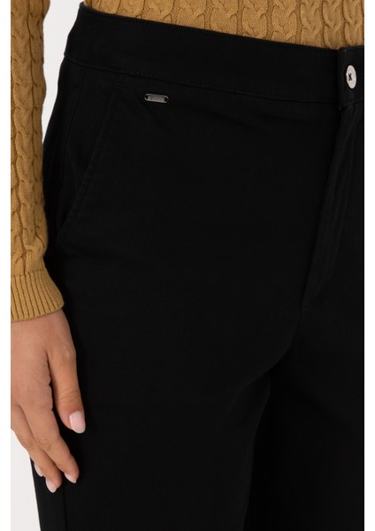 Kadın Siyah Pantolon (Kanvas-Chino) 50316912-VR046 indirimleri