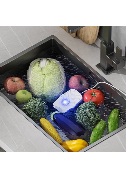 2 Adet Sebze Dezenfektanı Taşınabilir Ultrasonik Meyve Gıda Arıtıcı Ev Mutfak Gıda Temizleme Makinesi Beyaz (Yurt Dışından) fırsatları