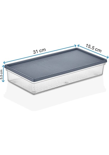 Frova 6 Adet Buzdolabı Organizeri Vakumlu Sızdırmaz Kapaklı 2 Lt Düzenleyici Organizer fiyatları