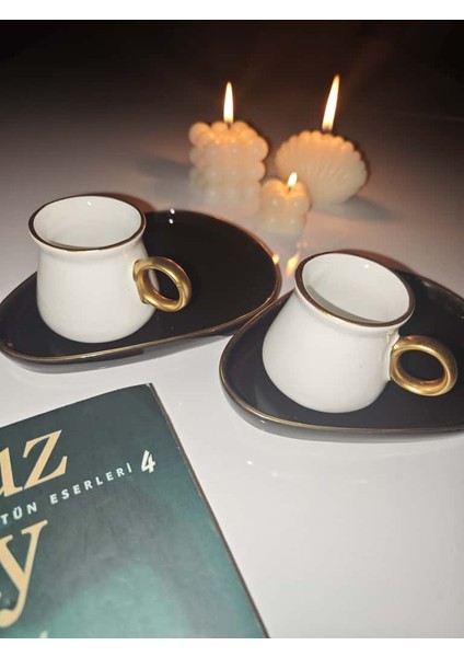 Anıların Taşıyıcısı – Nostaljik Türk Kahvesi Fincan Seti (4 Parça)