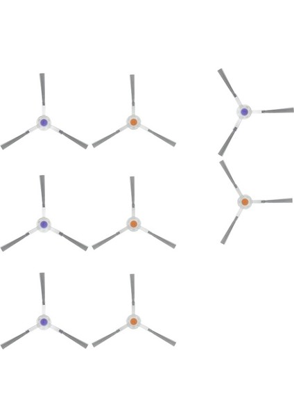 Yunjing Süpürme Robotu J3/j4 Aksesuarları ve Sarf Malzemeleri Fırça Temizleme Yan Fırça Fırça Aksesuarları Için Uygundur (Yurt Dışından)