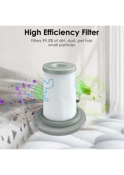 X-Force Flex 8.60 X-Pert 6.60 Akülü Elektrikli Süpürge Eki Yedek Hepa Filtresi Için Yıkanabilir Filtre (Yurt Dışından) fırsatları