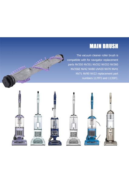 Elektrikli Süpürge Fırça Rulo Navigator NV350 NV351 NV352 NV353 NV360 NV356E NV42 NV80 UV420 Yedek Parçalar (Yurt Dışından) fırsatları