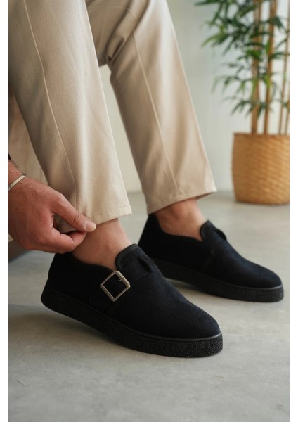 Kb-Kx1 Kuback Lacivert Kürklü Günlük Erkek Ayakkabı