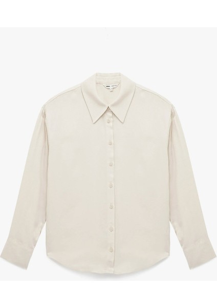 Kadın Koton x Sima Tarkan - Uzun Kollu Oversize Gömlek 6WAK60052EW modelleri