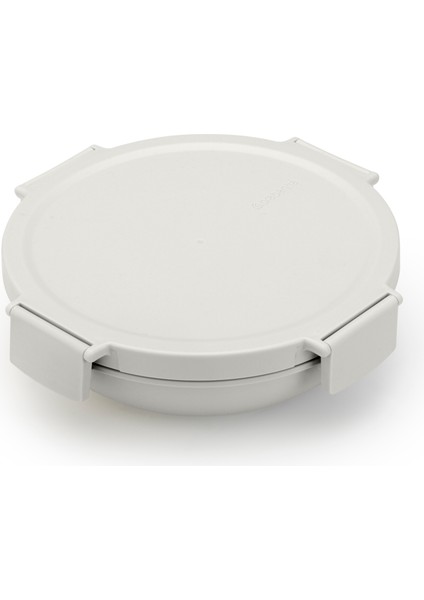 004-01-MAKE Take Lıght Grey Plastik Yemek Taşıma Tabağı 1l